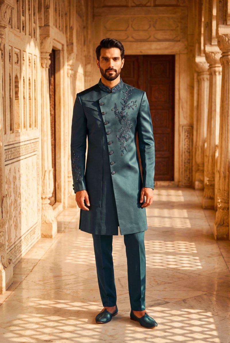 Outluk Wedding Vol 56 Lachaka Hand Work Designer Jodhpuri Suit